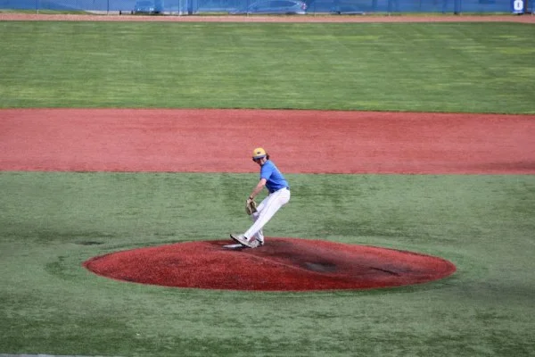 baseball pitcher on mound
